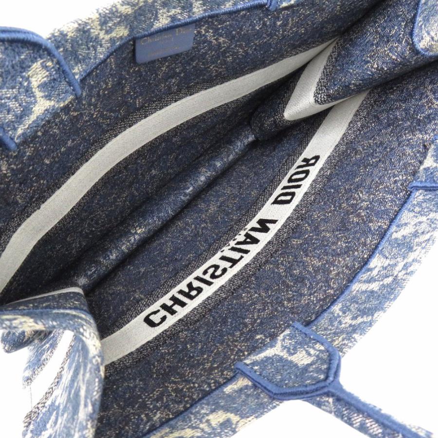 新品同様 クリスチャンディオール ブックトート ラージ キャンバス