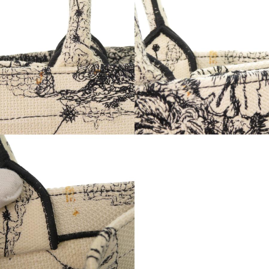 美品 クリスチャンディオール ブックトート ミディアム キャンバス