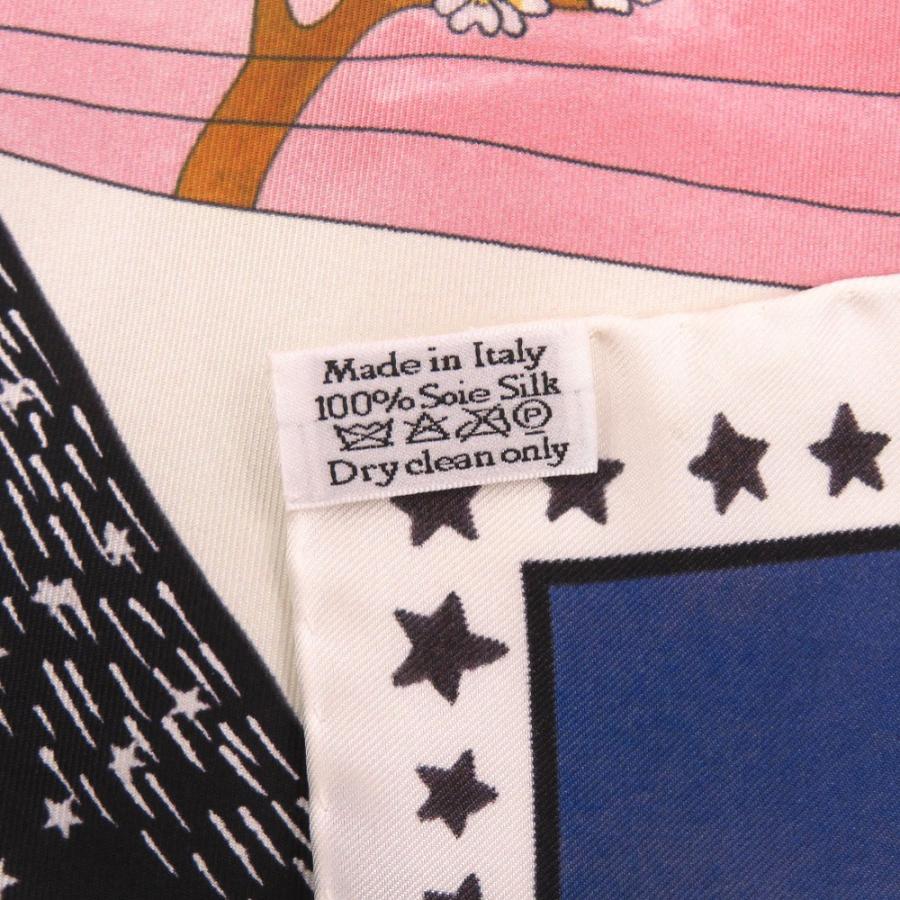 Christian Dior バラと気球のスカーフ Christian Dior バラと気球のスカーフ