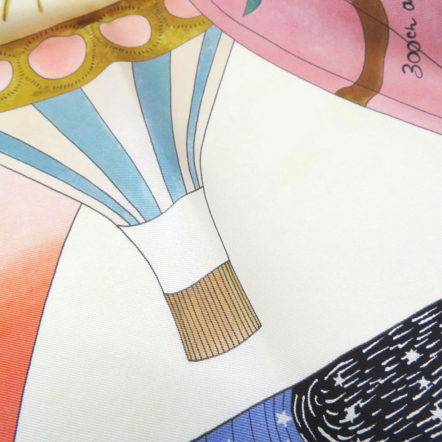 美品 クリスチャンディオール 気球 シルク マルチカラー