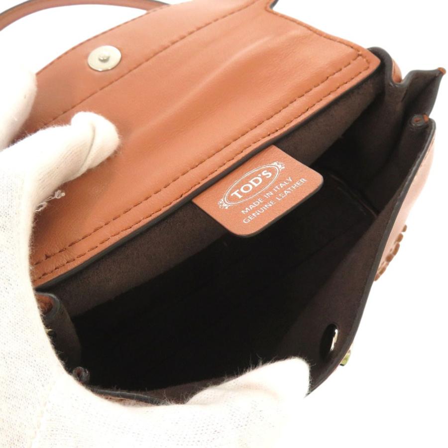 トッズ 2WAY マイクロ ウェーブバッグ ハンドバッグ ショルダー