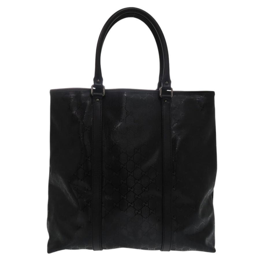 GUCCI（グッチ） 美品 GG インプリメ 223668 PVC ブラック トート 