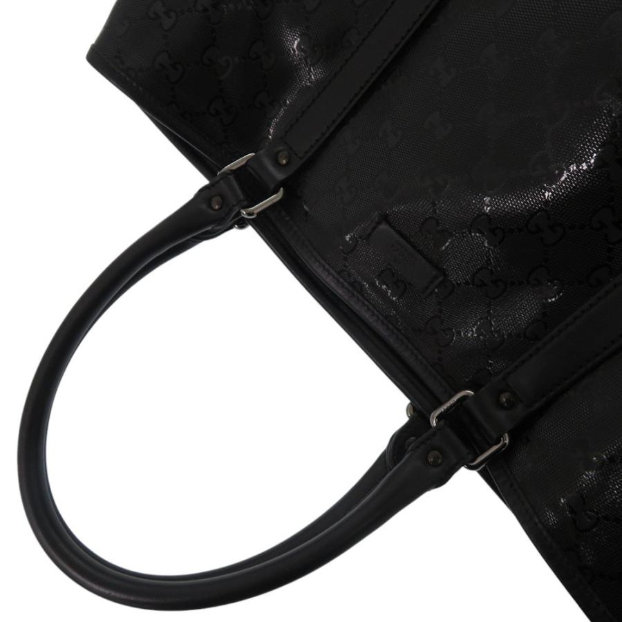 GUCCI（グッチ） 美品 GG インプリメ 223668 PVC ブラック トート