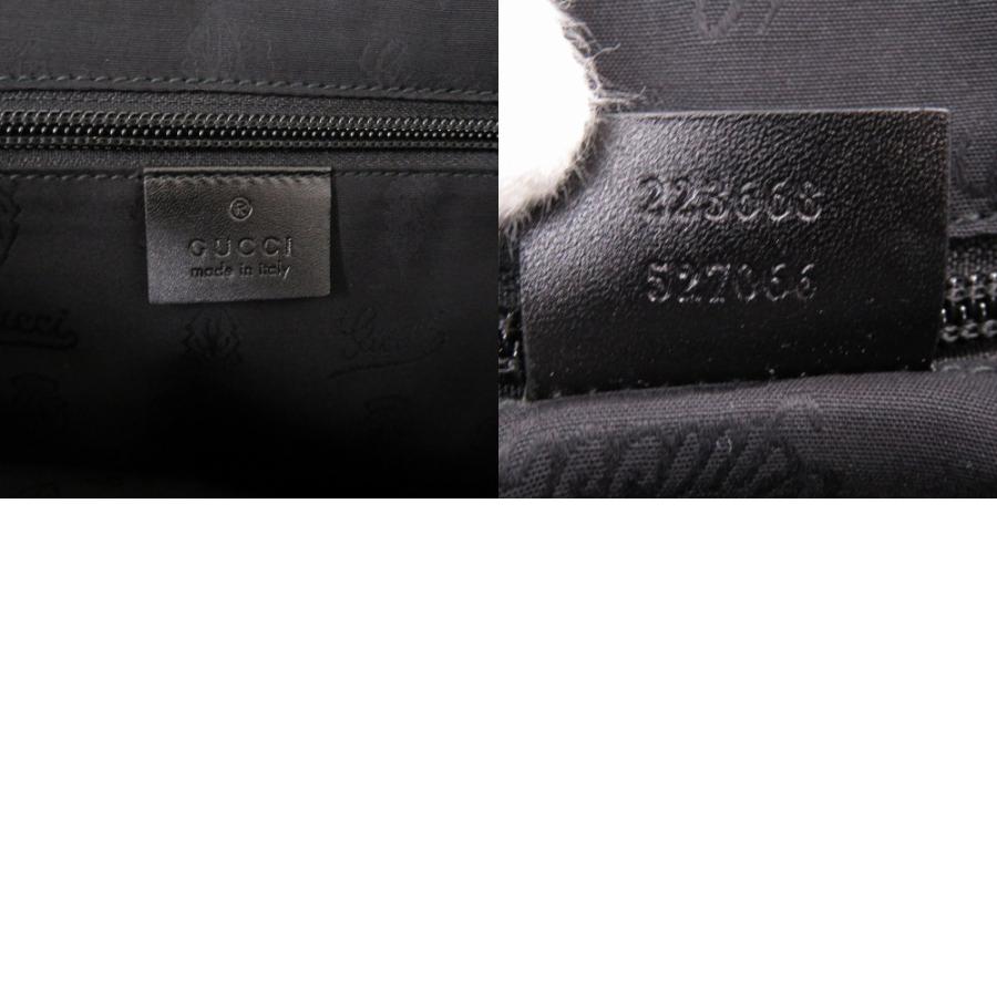 GUCCI（グッチ） 美品 GG インプリメ 223668 PVC ブラック トート 