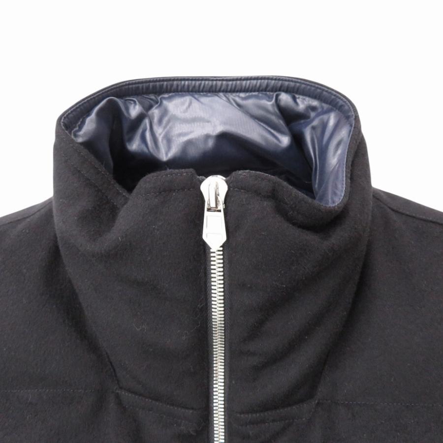 未使用 エルメス カシミヤ ダウンベスト カシミヤ/ナイロン ブラック サイズ46 黒 0429 HERMES メンズの画像
