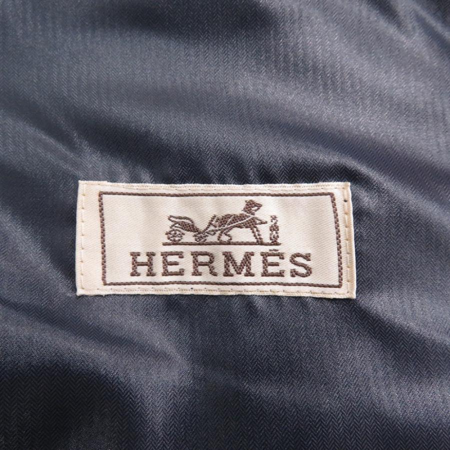 未使用 エルメス カシミヤ ダウンベスト カシミヤ/ナイロン ブラック サイズ46 黒 0429 HERMES メンズの画像