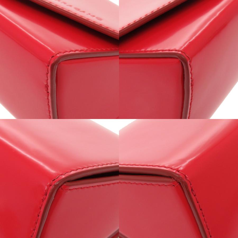 美品 サルヴァトーレフェラガモ 241266 カーフ レッド 2WAY ショルダーバッグ クラッチバッグ 赤 0195 Salvatore Ferragamo_4