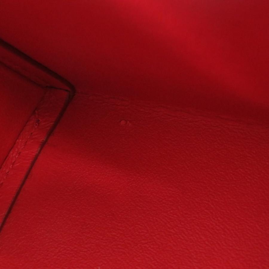 美品 サルヴァトーレフェラガモ 241266 カーフ レッド 2WAY ショルダーバッグ クラッチバッグ 赤 0195 Salvatore Ferragamo_9