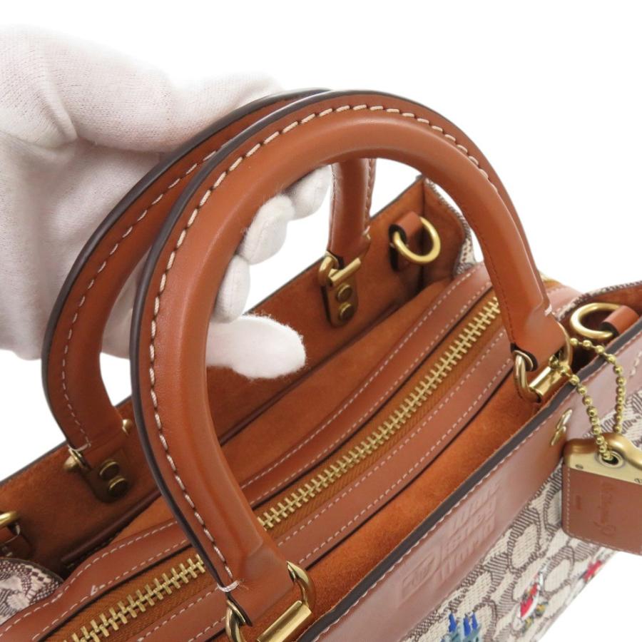 超激レア美品✨ コーチ ショルダーバッグ　ローグ25 3way ミッキー 超激レア美品✨ コーチ ショルダーバッグ ローグ25 3way