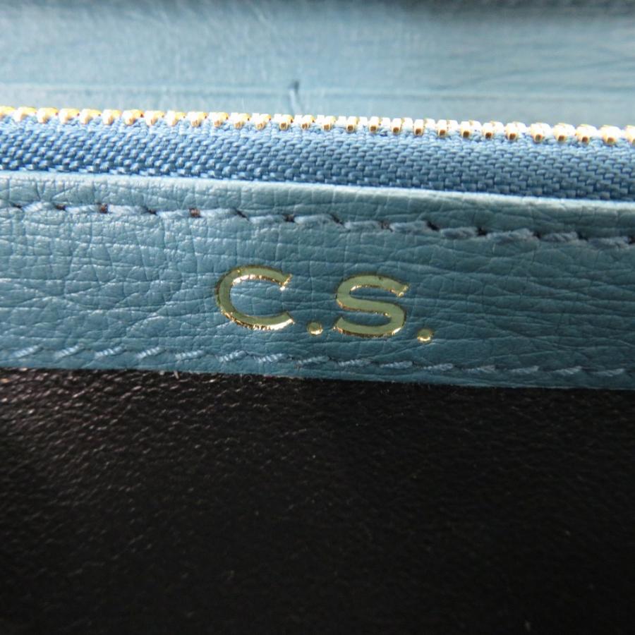 GUCCI（グッチ） 未使用品 バンブー 453158 オーストリッチ ターコイズ