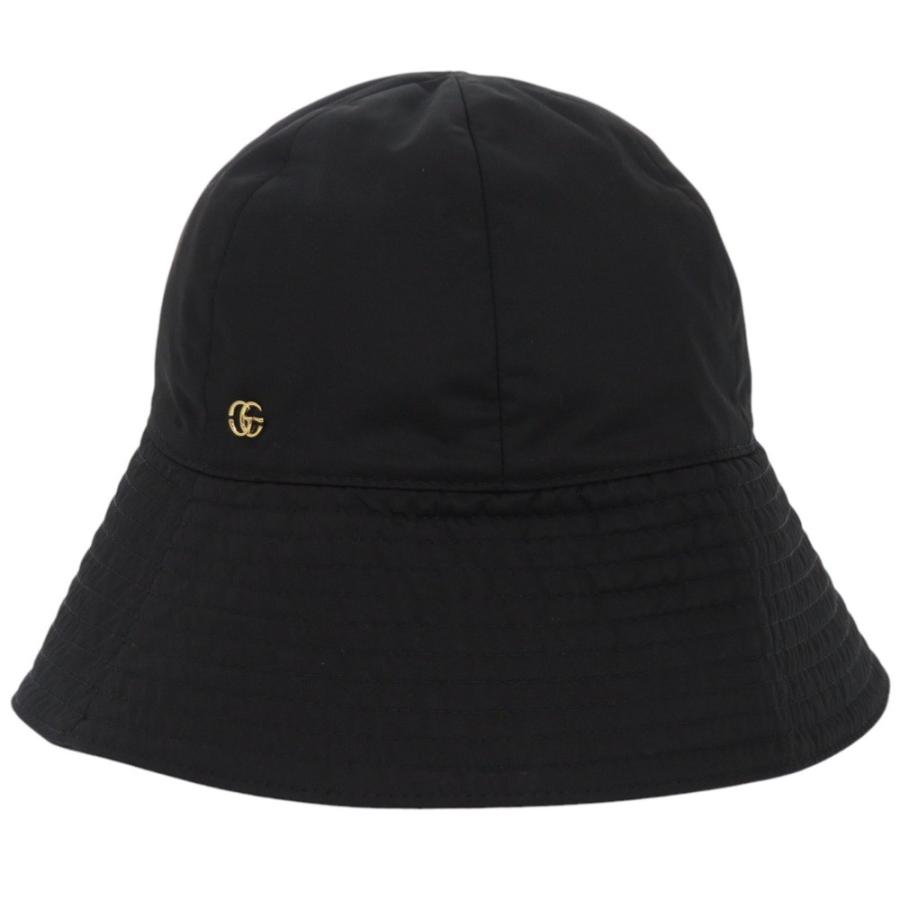 GUCCI（グッチ） 新品同様 バケットハット ポリエステル ブラック 帽子
