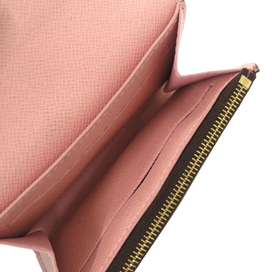 【極美品】ルイヴィトン モノグラム ポルトモネロザリ ローズバレリーヌ お財布 LOUIS VUITTON（ルイ・ヴィトン） 財布 モノグラム レディース 3つ折り