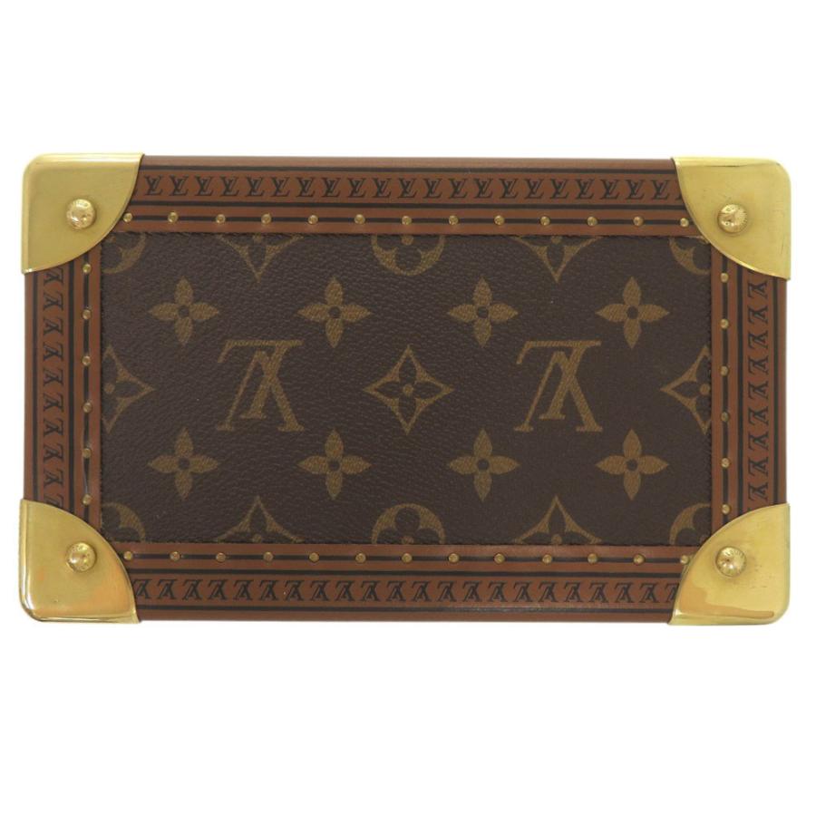 美品 ルイ ヴィトン コフレ トレゾール20 モノグラム ブラウン ジュエリーボックス LV 1447 LOUIS VUITTONの画像