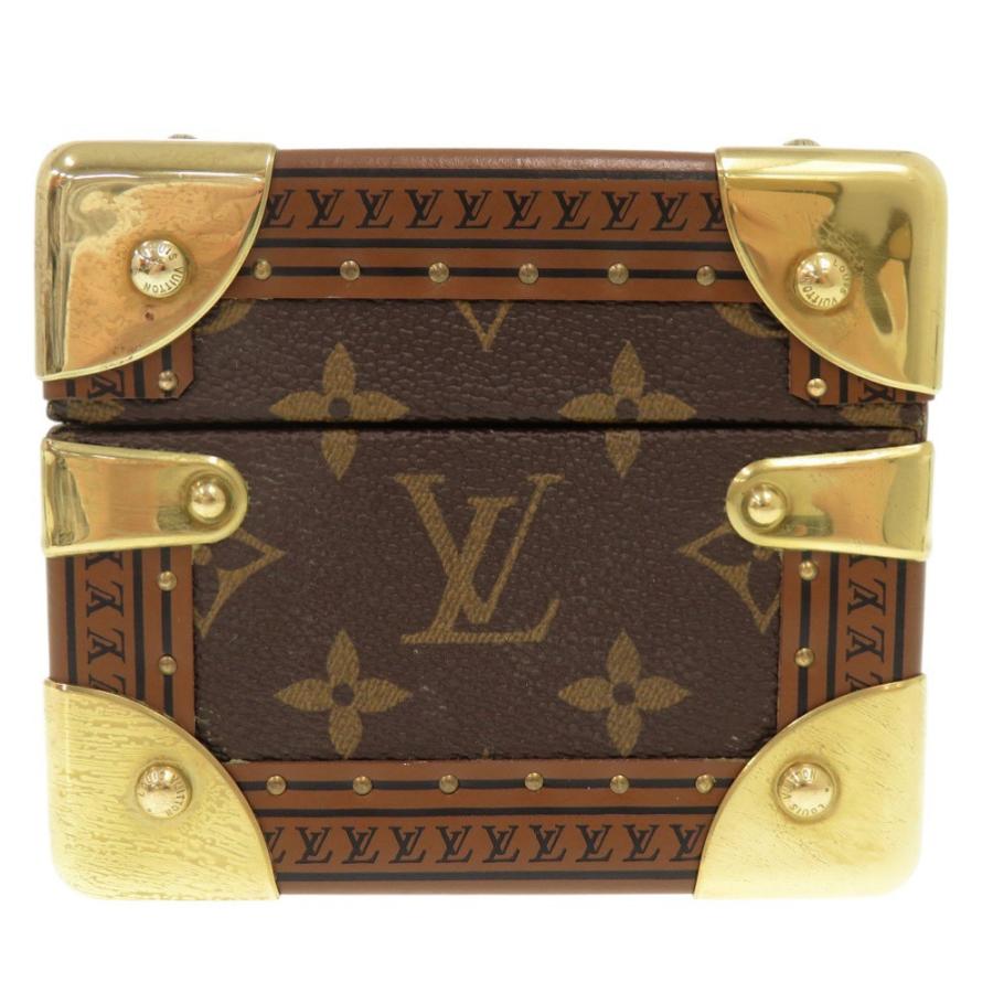 美品 ルイ ヴィトン コフレ トレゾール20 モノグラム ブラウン ジュエリーボックス LV 1447 LOUIS VUITTONの画像
