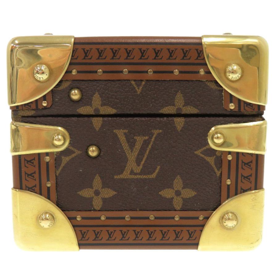 美品 ルイ ヴィトン コフレ トレゾール20 モノグラム ブラウン ジュエリーボックス LV 1447 LOUIS VUITTONの画像