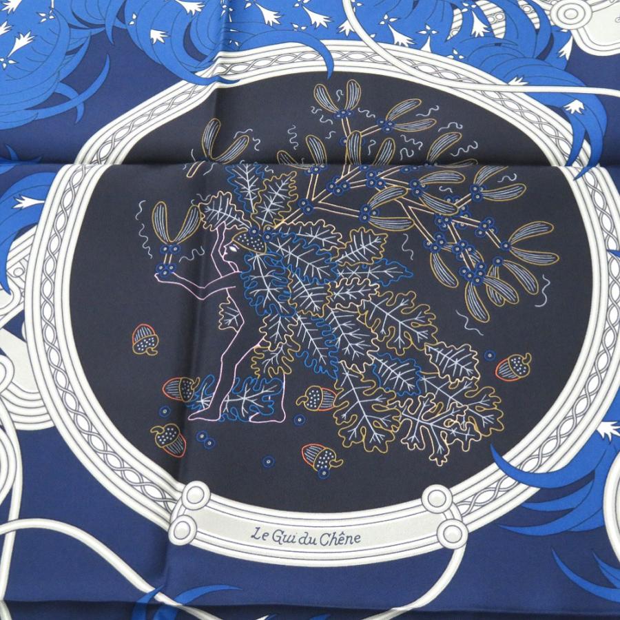 エルメス カレ90 スカーフ ブルー  HERMES  カレ90 エルメス HERMES カレ90 サーベル飾袋 スカーフ 大判 ブルー シルク