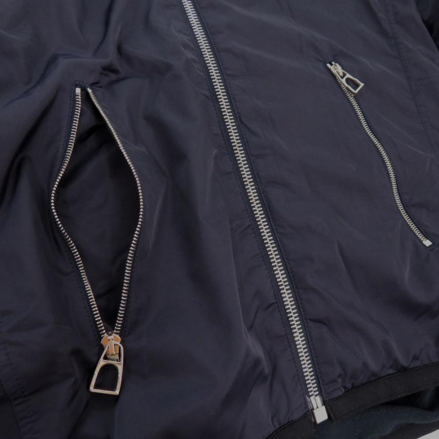 未使用品 エルメス ウォームアップ フリースジャケット 800165E ナイロンジャケット ネイビー 0935【中古】HERMES life-time_7b0935sz5t13