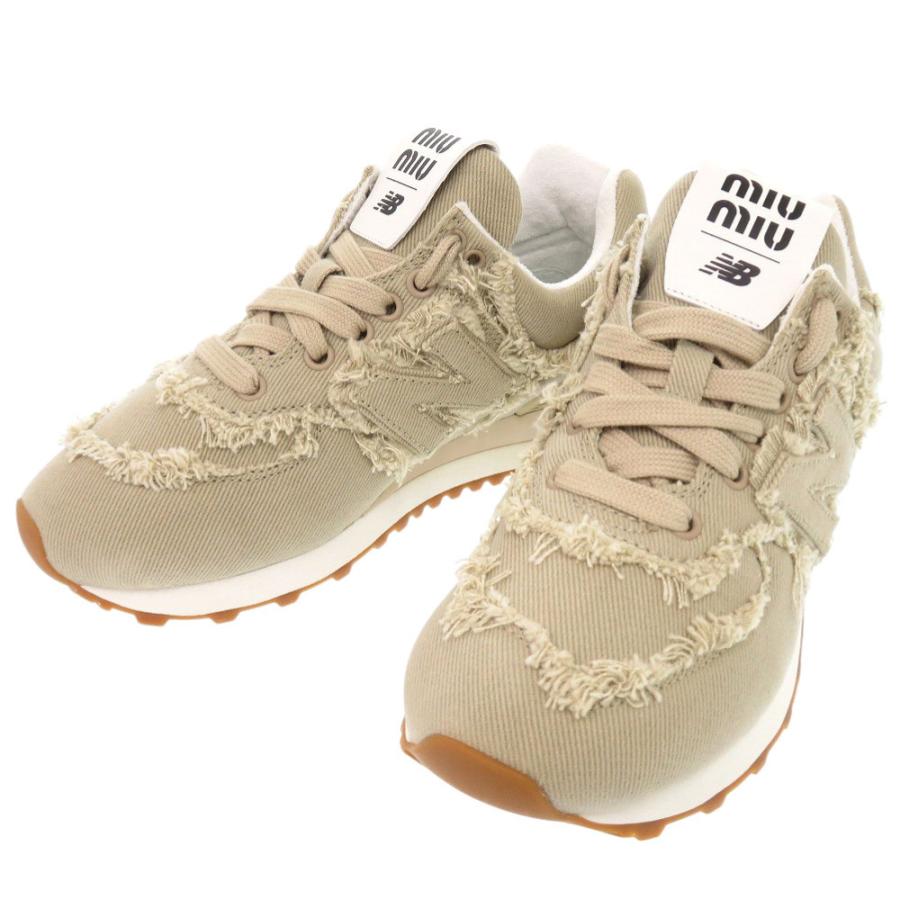 Miu Miu New Balance 574 ベージュスニーカー サイズ 37 Where to Buy Miu Miu x New Balance 574 Sneakers | Hypebae