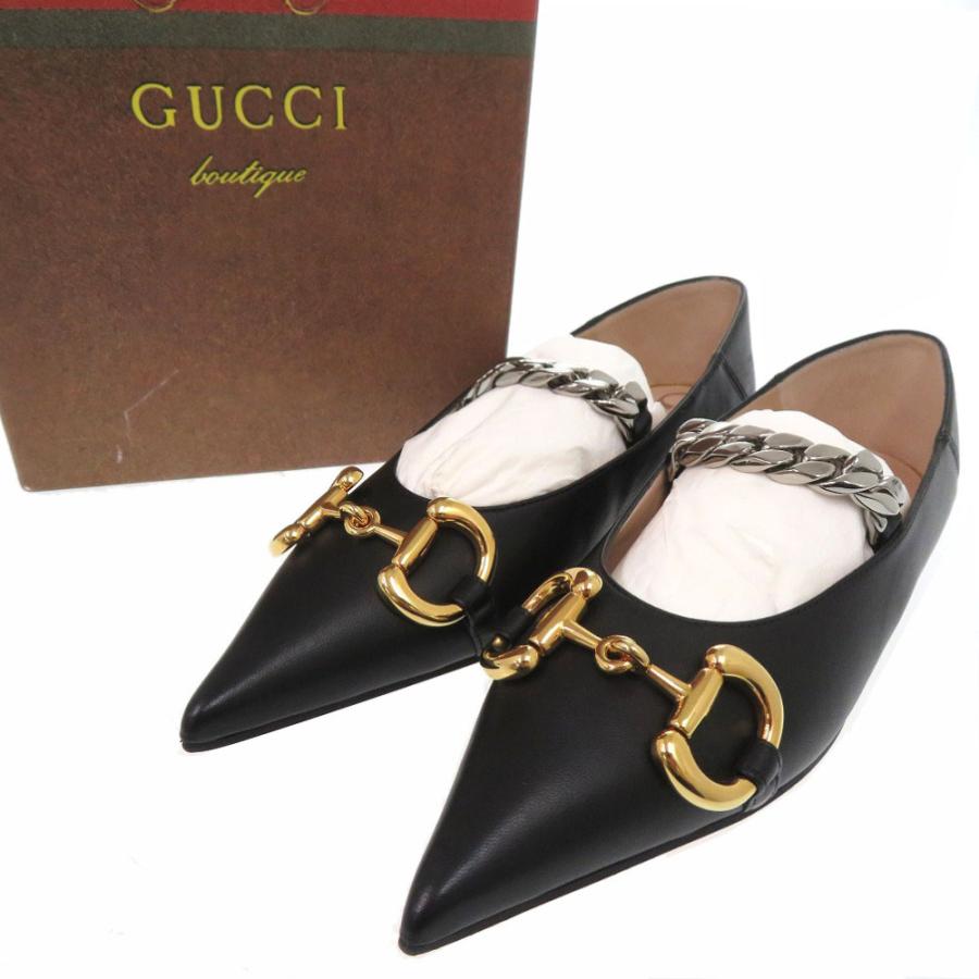 GUCCI（グッチ） 未使用品 ホースビット フラットシューズ ポイン