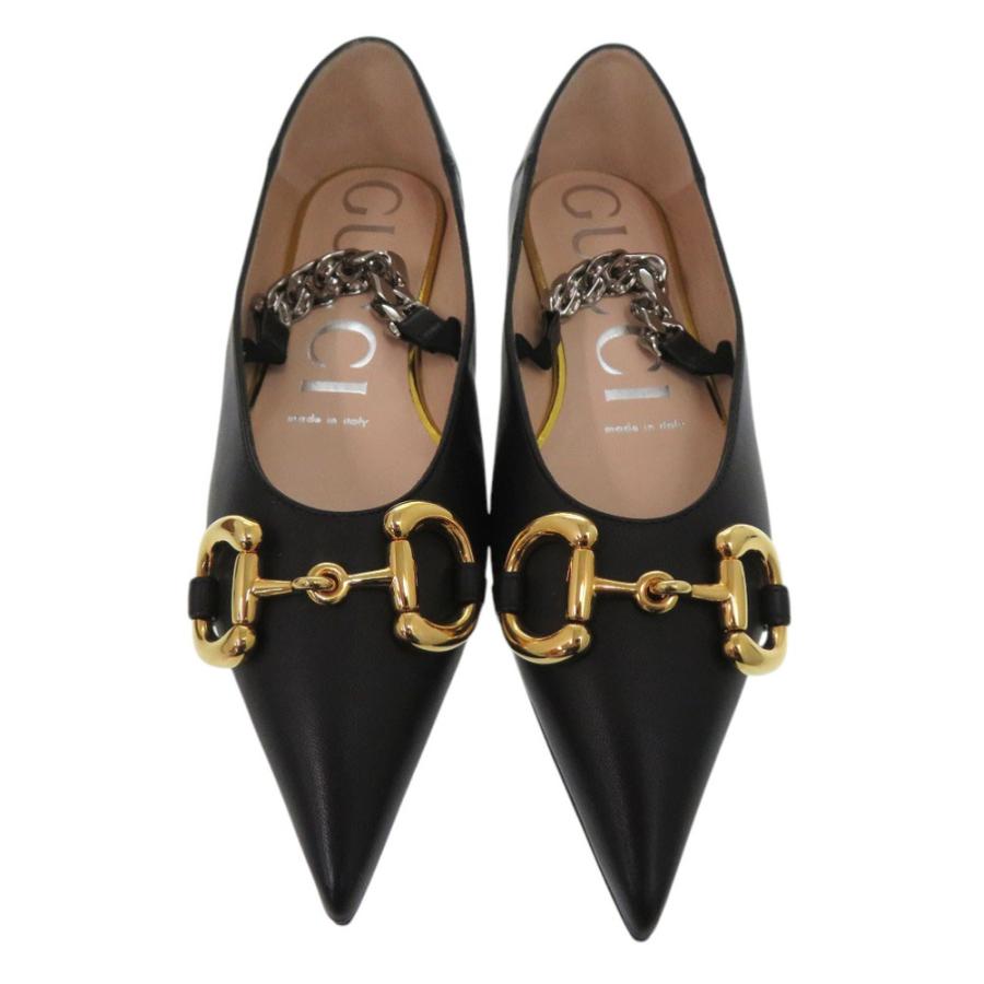 GUCCI（グッチ） 未使用品 ホースビット フラットシューズ ポイン