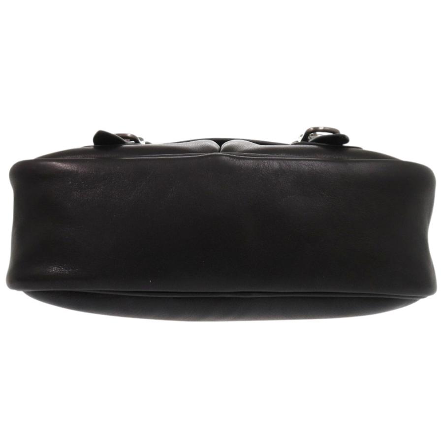 新品同様 ハンティングワールド レザー ブラック レッド ショルダー  