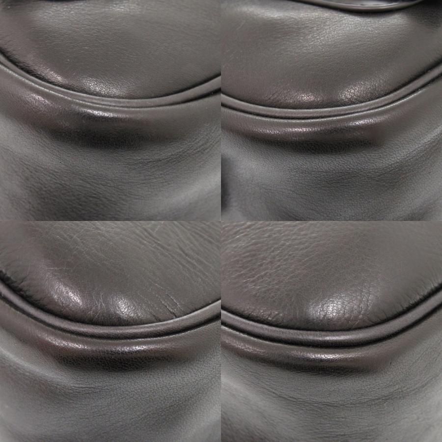 新品同様 ハンティングワールド レザー ブラック レッド ショルダー  