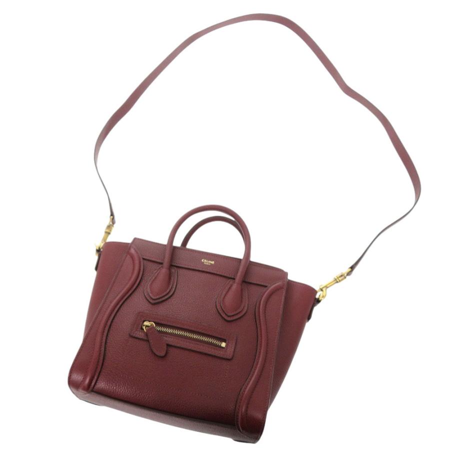 CELINE セリーヌ ラゲージ ナノ　美品 CELINE】特別セール！ラゲージ ナノ ドラムカーフ 多色展開 (CELINE