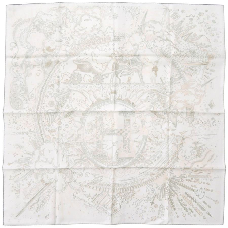 HERMES 未使用品 エルメス カレ90 プリーズ ホールド ザ ライン  