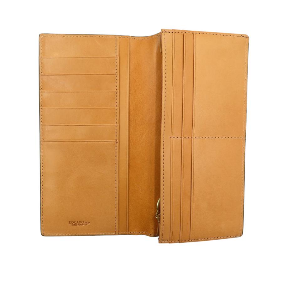 未使用 ロカド シェルコードバン イタリア馬革 ブラック 二つ折り 長