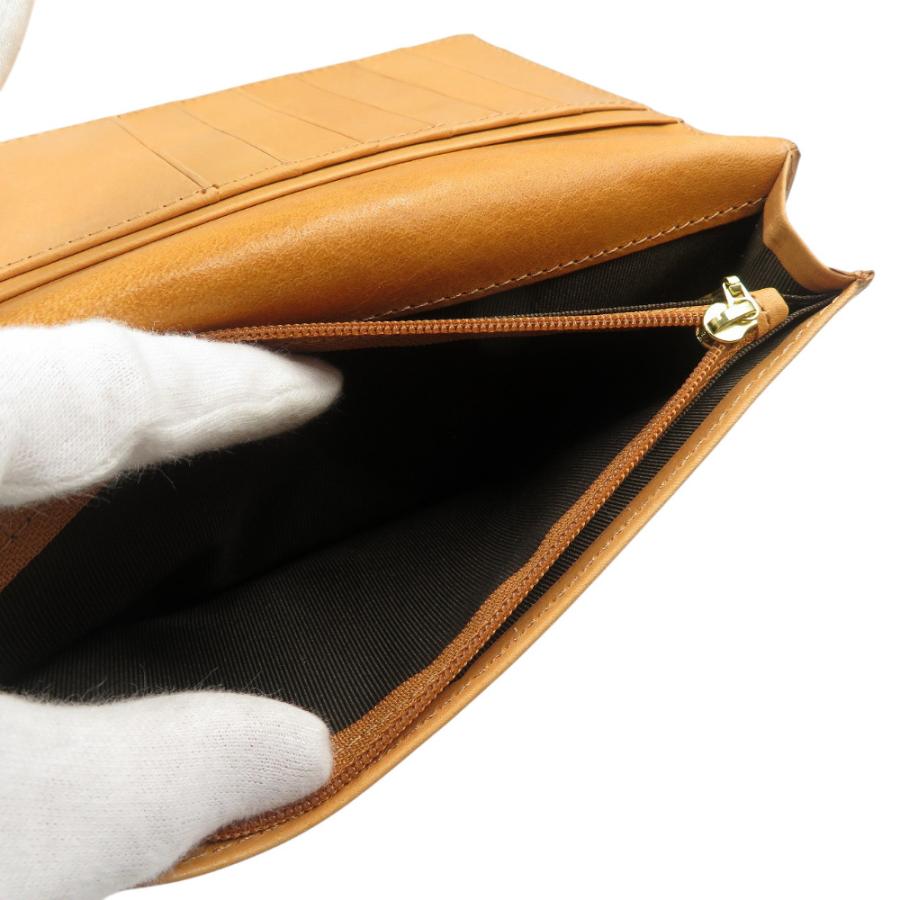 未使用 ロカド シェルコードバン イタリア馬革 ブラック 二つ折り 長