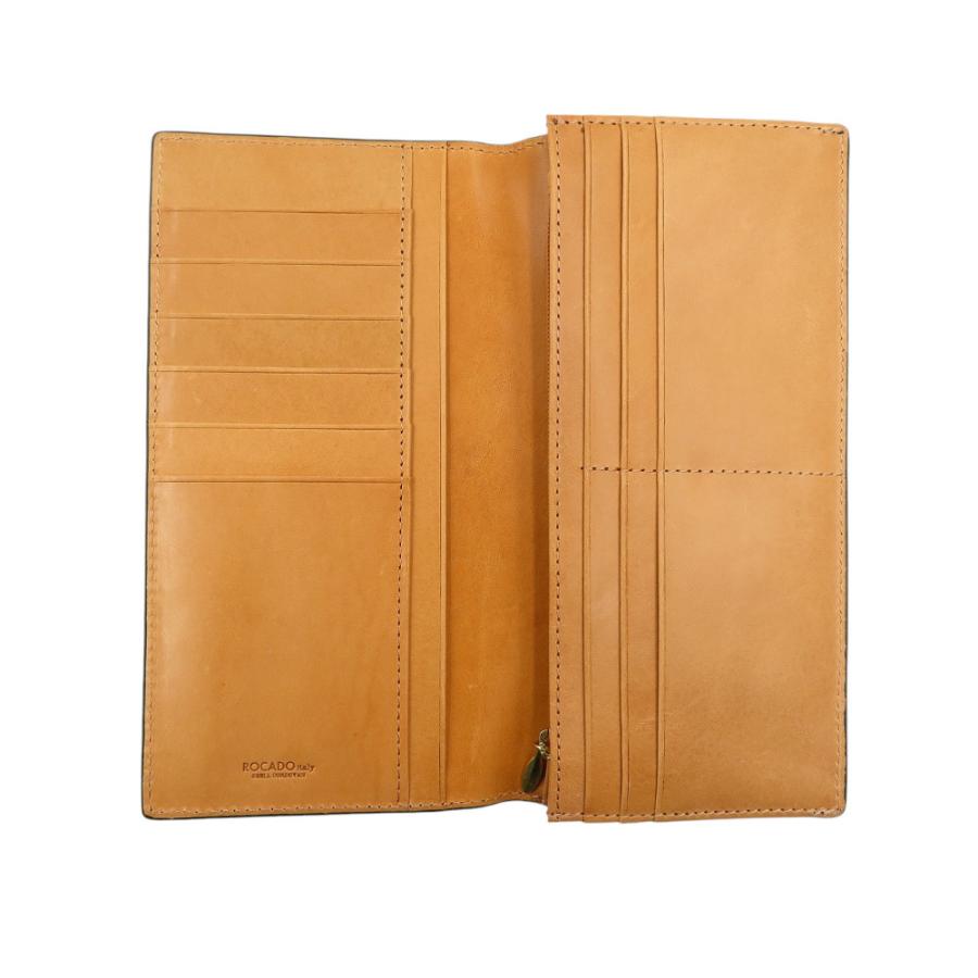 未使用 ロカド シェルコードバン イタリア馬革 ブラック 二つ折り 長