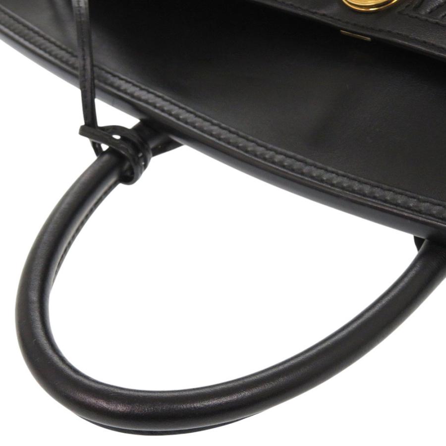BURBERRY（バーバリー） レザー ブラック 2WAY ハンドバッグ