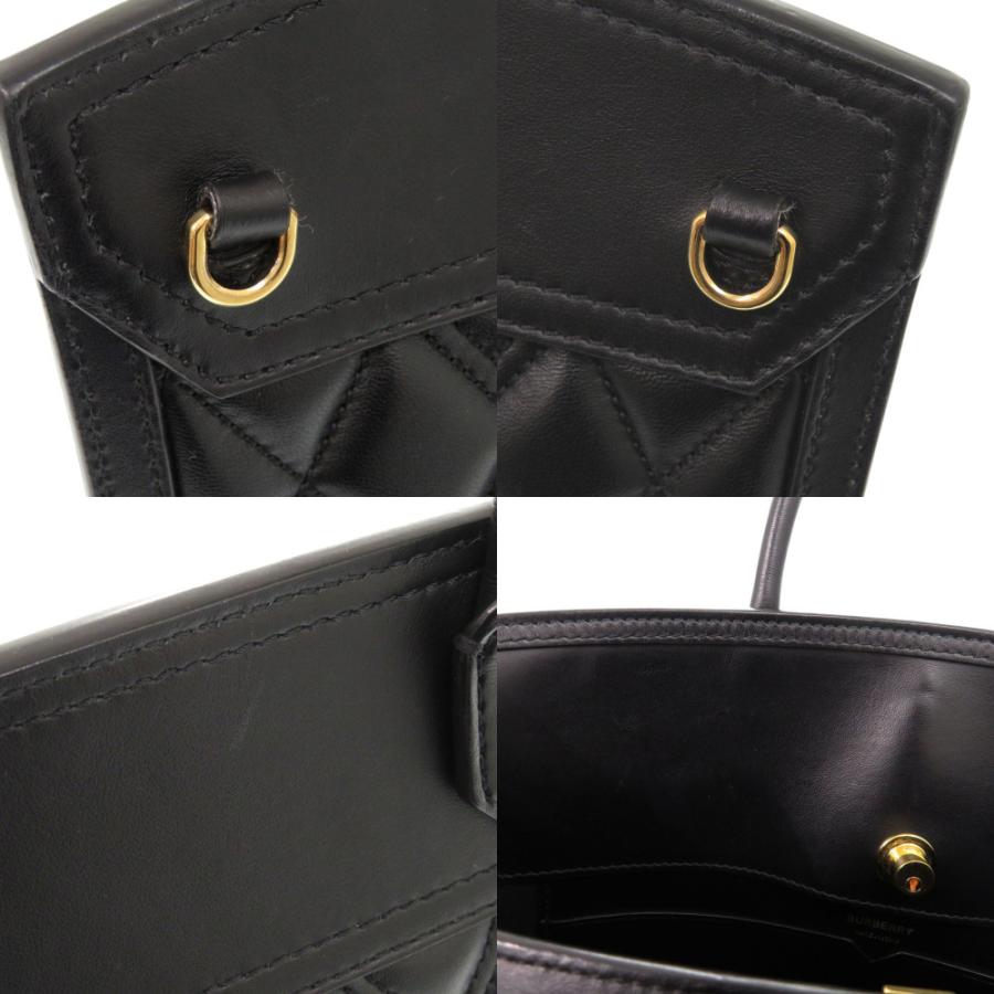 BURBERRY（バーバリー） レザー ブラック 2WAY ハンドバッグ