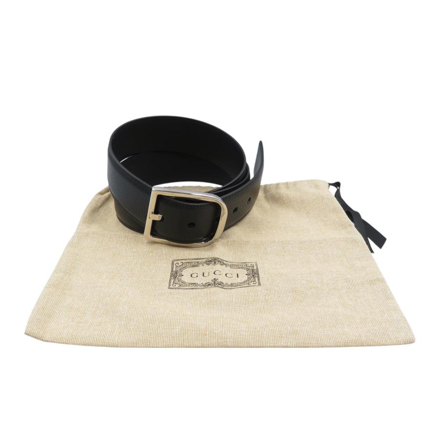 GUCCI（グッチ） 未使用 449716 アウトレット品 85/34 レザー シルバー