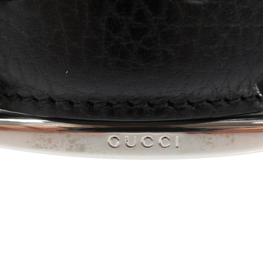 GUCCI（グッチ） 未使用 449716 アウトレット品 85/34 レザー シルバー