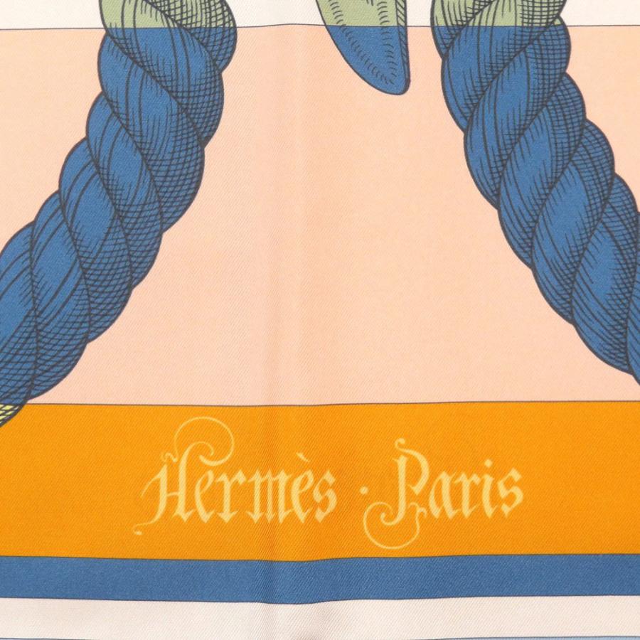 未使用品 エルメス カレ90 ダブルフェイス デッラ カヴァッレリア シルク マルチカラー スカーフ 0993 HERMESの画像