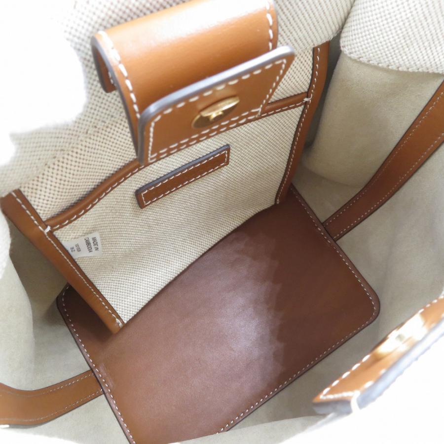 TORY BURCH（トリーバーチ） 新品同様 キャンバス レザー ゴールド金具