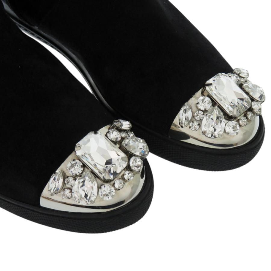 miu miu（ミュウミュウ） ムートンブーツ ビジュー ムートン 23.5cm