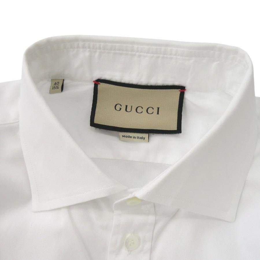 今期 GUCCI シルク ホワイト シャツ 今期 GUCCI シルク ホワイト シャツ