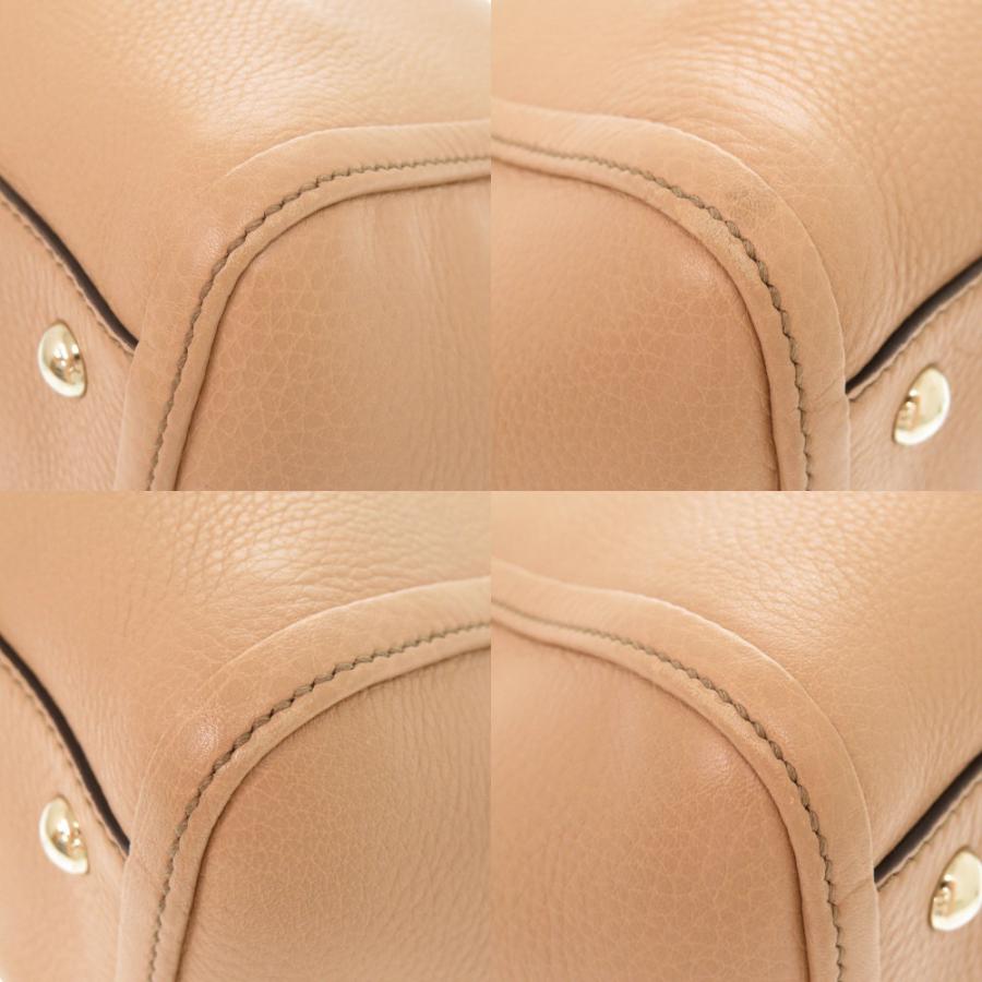 GUCCI（グッチ） 美品 ソーホー 369176 レザー ピンクベージュ 2WAY