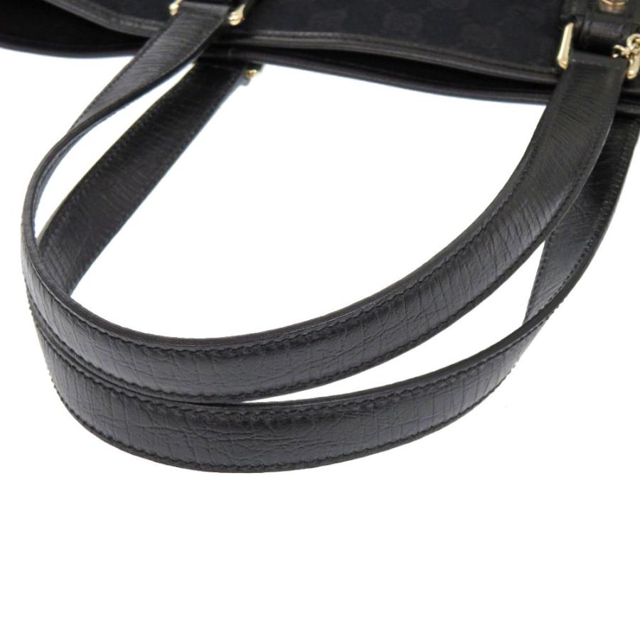 【美品✨】グッチ GGキャンバス ハンドバッグ シェリーライン 137396 黒 GUCCI 美品 グッチ 137396 シェリーライン GG キャンバス