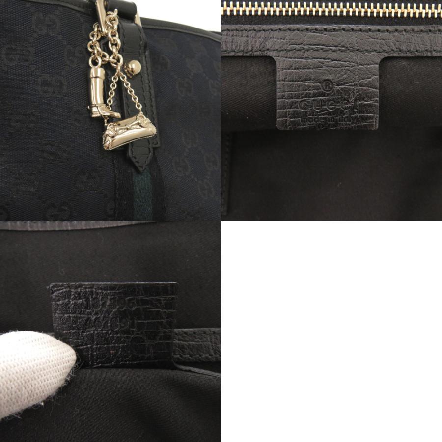 GUCCI（グッチ） 美品 137396 シェリーライン GG キャンバス ブラック