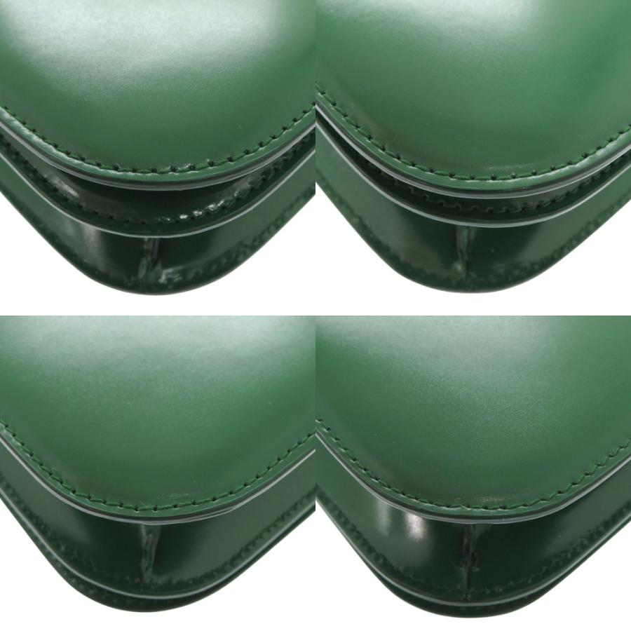 新品同様 ジルサンダー タオ レザー グリーン ショルダーバッグ 0312 JIL SANDER_4