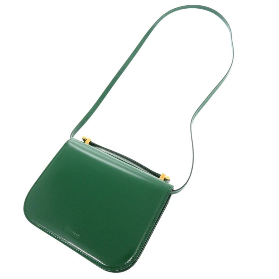 新品同様 ジルサンダー タオ レザー グリーン ショルダーバッグ 0312 JIL SANDER_5