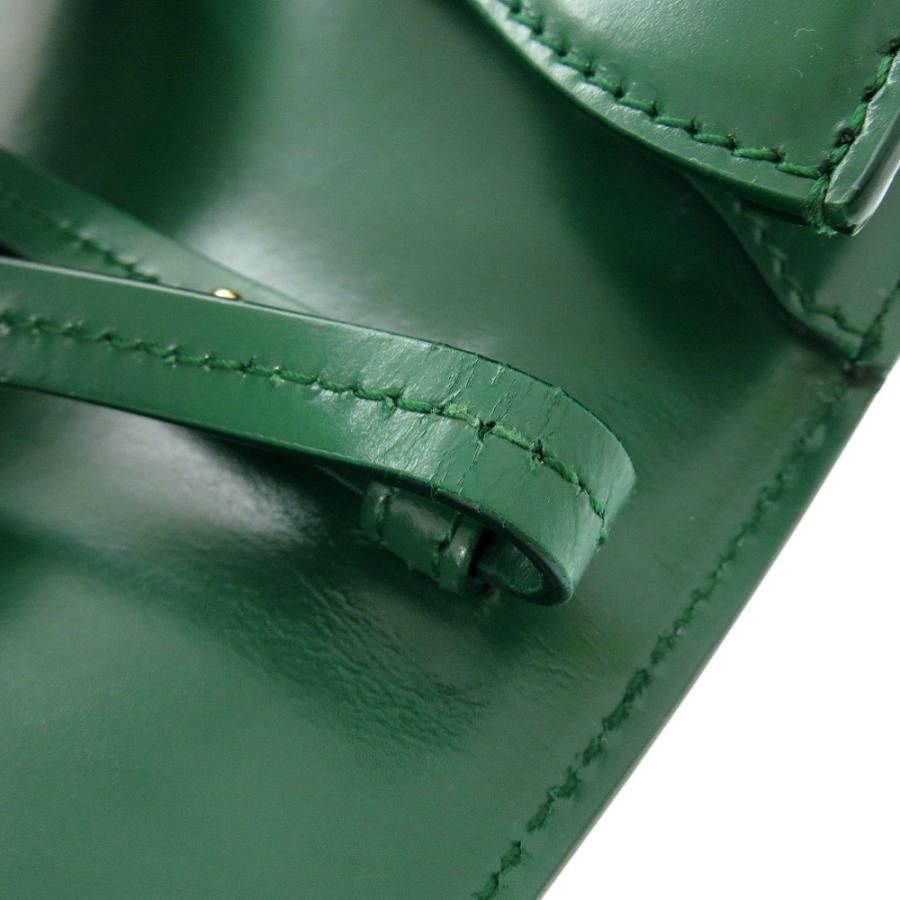 新品同様 ジルサンダー タオ レザー グリーン ショルダーバッグ 0312 JIL SANDER_9