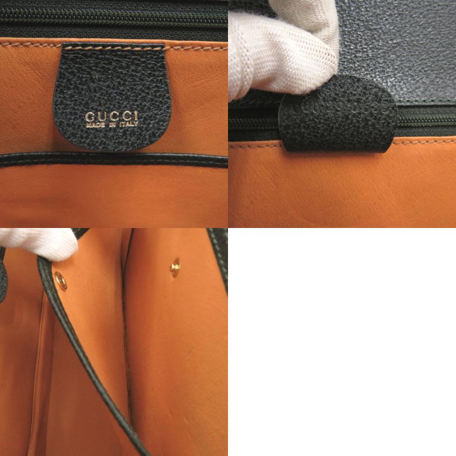 美品 グッチ バンブー 000 29 0633 レザー グリーン 2wayハンドバッグ 緑 0884 GUCCI