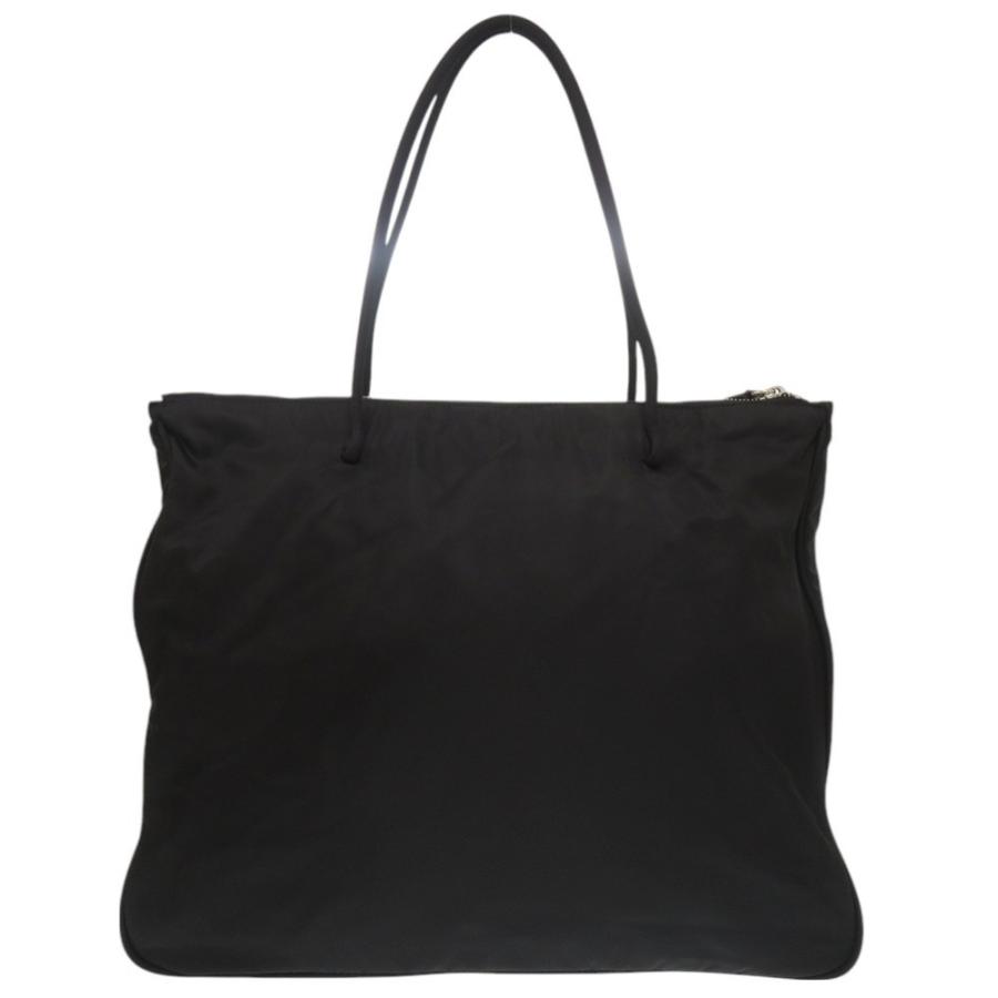 PRADA（プラダ） 美品 トライアングルロゴ ナイロン ブラック トート