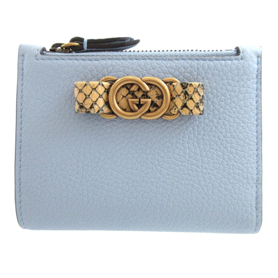 GUCCI（グッチ） 未使用 インターロッキングG レザー パイソン リボン