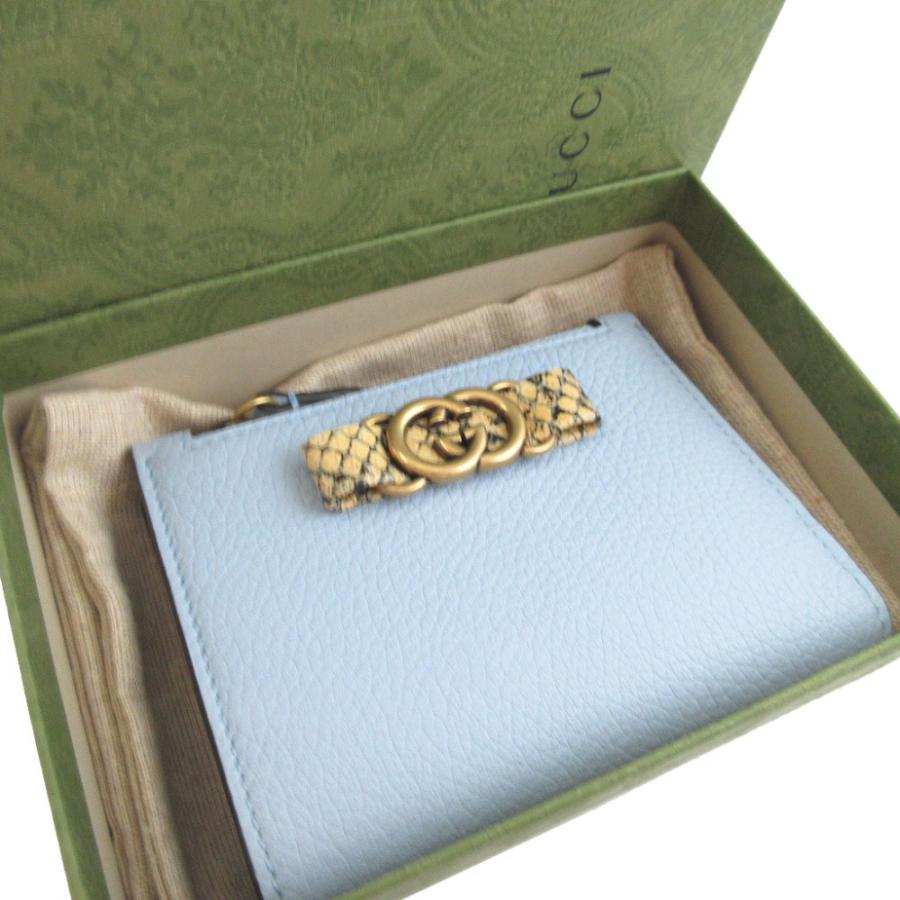 GUCCI（グッチ） 未使用 インターロッキングG レザー パイソン リボン