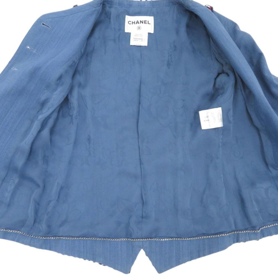 CHANEL（シャネル） ノーカラージャケット ココマーク デニム